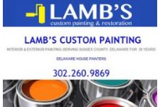 Logo for Lamb’s Custom Painting Logo for Lamb’s Custom Painting
